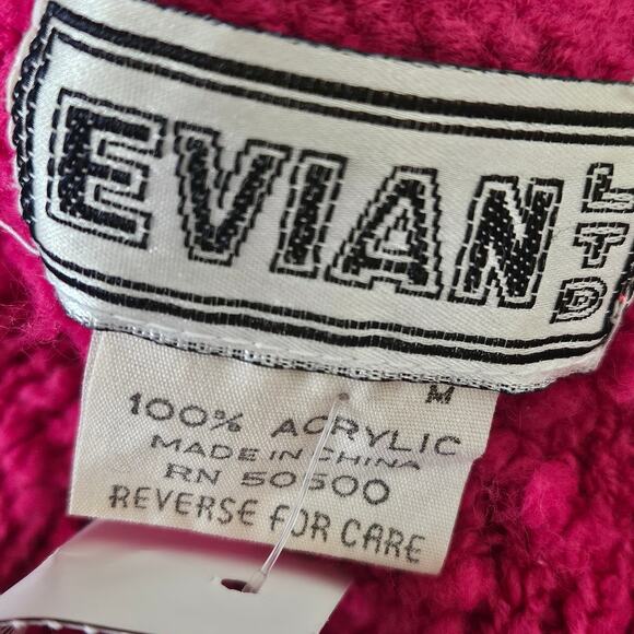 Pink Chunky Knit Short Sleeve Sweater Size Medium - Picture 3 of 4